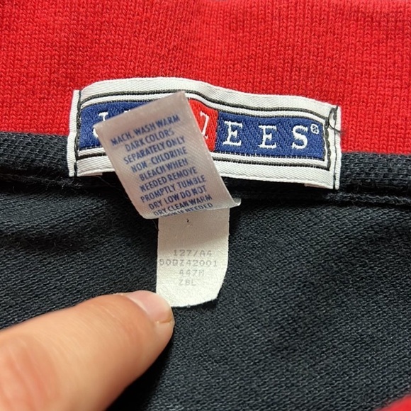 Men’s Jerzees Stock Car Racing Experience Black & Red Checkered Polo Size Large - Picture 6 of 6